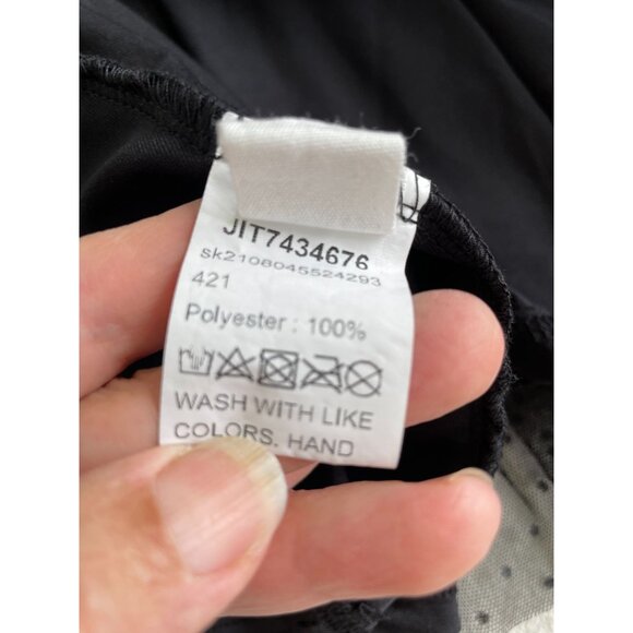 Whimsigoth Black Mesh Polka Dot Sheer Lace Whimsygoth Dainty Dress - Picture 12 of 13